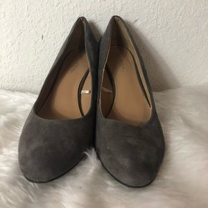 Merona Gray Wedges